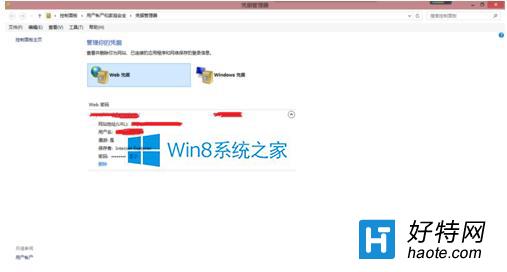 Win8.1找回網站登陸的賬戶和密碼教程