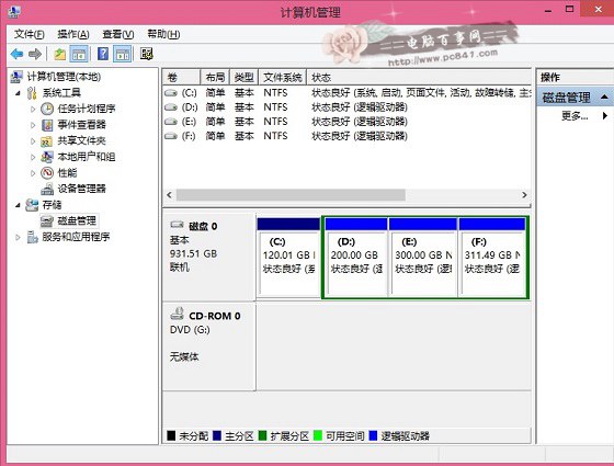 Win8.1怎麼分區 Win8.1新建磁盤分區教程