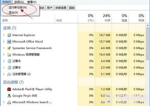 Win8運行新任務