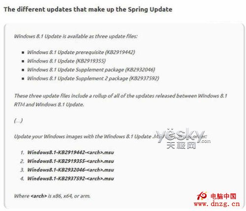 微軟Windows 8.1 Update 1更新含4枚補丁