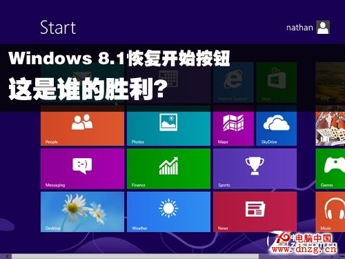 Windows8.1恢復開始按鈕 這是誰的勝利？ 