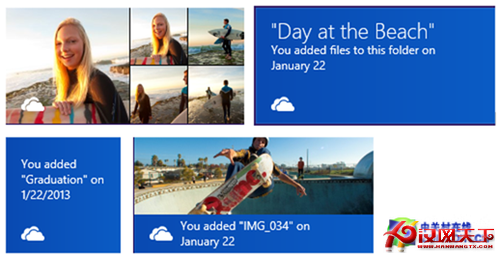 SkyDrive已支持Live Tiles動態通知 