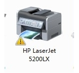 WIN7系統用自帶的驅動安裝hp5200LX打印機？