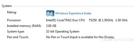 Windows7對於電腦CPU有要求麼？