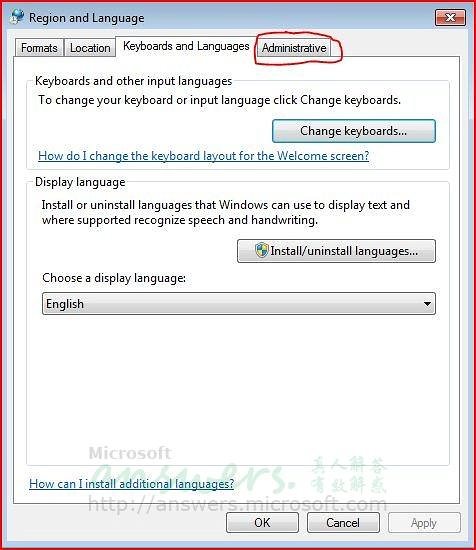 Windows7英文系統顯示中文亂碼的解決