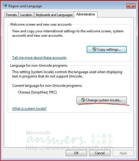 Windows7英文系統顯示中文亂碼的解決