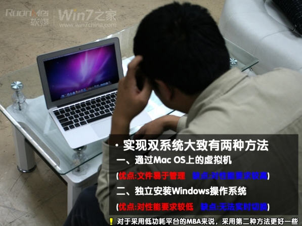 圖解蘋果Macbook Air上安裝Win7