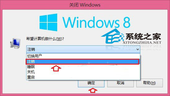  Win8/Win8.1注銷選項在哪裡？