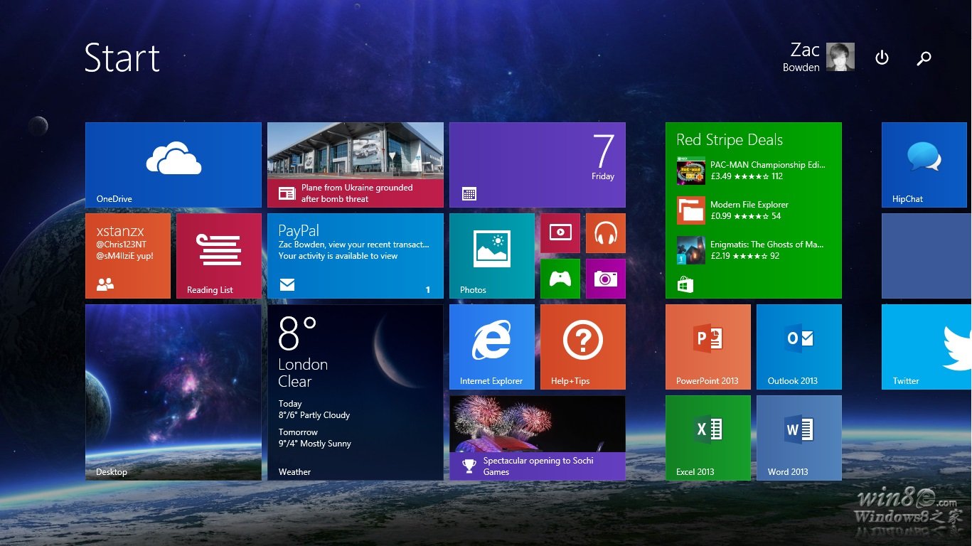 Windows 8.1 Update 1上手