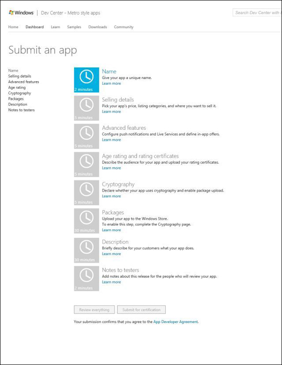如何在Windows 8上傳app