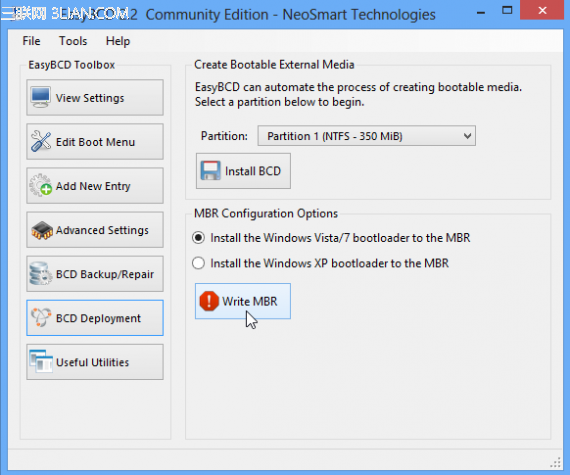 Windows 8 Install EasyBCD