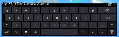 如何玩轉Win8超炫的觸摸鍵盤