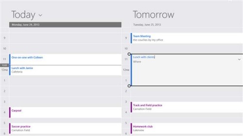 Windows8.1預覽版郵件、日歷與人脈應用更新