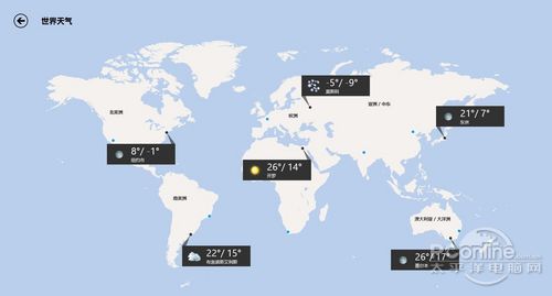  Win8精品應用推薦 超靠譜的Win8天氣預報