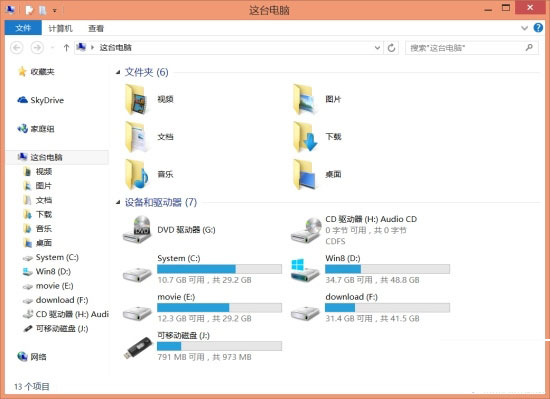 win8.1新改變無法適應嗎?怎樣才能將設備與U盤區分顯示