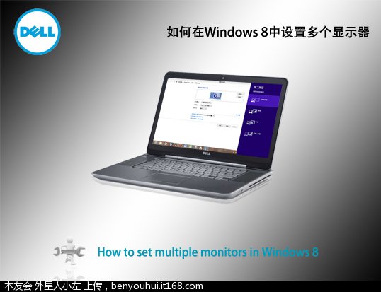 如何在Windows 8中設置多個顯示器