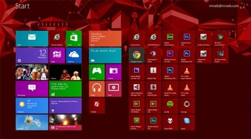 用鍵鼠玩轉Win8開始界面