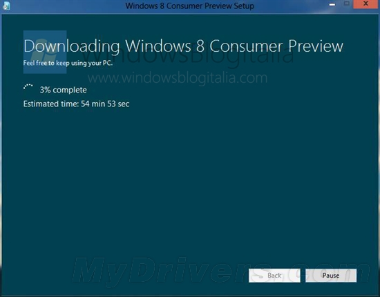 Windows 8 Beta變身“消費者預覽版”？安裝截圖洩露
