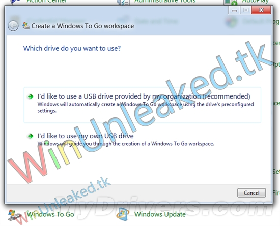 Windows 8 Beta可直接在U盤中運行 截圖曝光