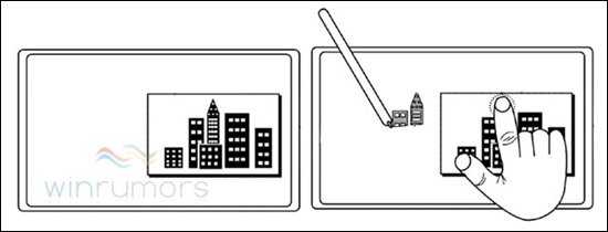 微軟Windown 8觸摸手勢+手寫筆專利曝光