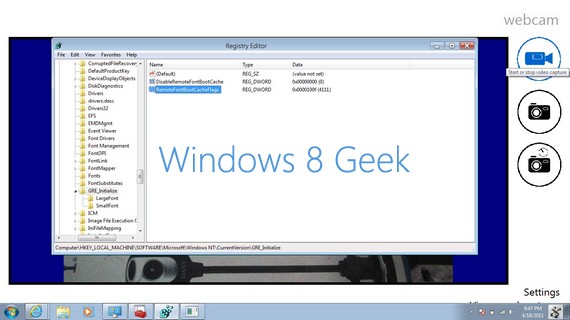 Windows 8 Webcam 1 Windows 8 webcam app Revealed