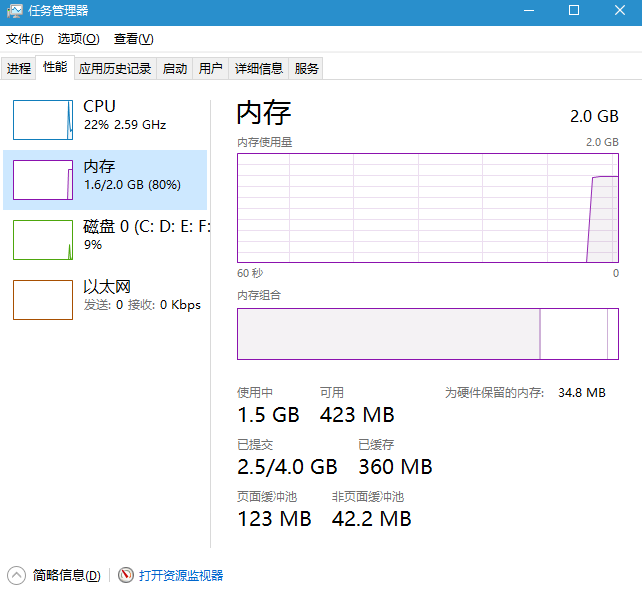 win10開機內存占用過高如何解決