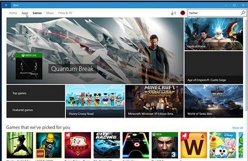 win10新版應用商店什麼樣 新winstore界面欣賞
