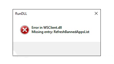 升級win10預覽版出現WSClient.dll錯誤的解決方法