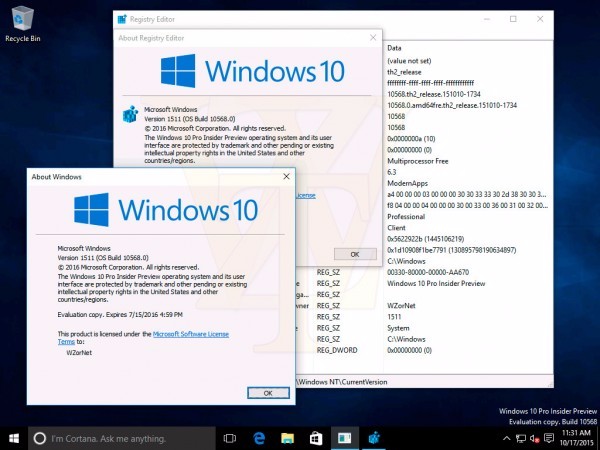 Win10 Build 10568截圖曝光 變化不大