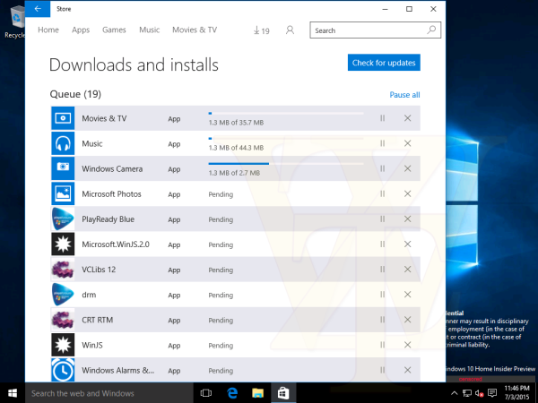 Win10 Build 10163截圖曝光：修復Bug+提升性能