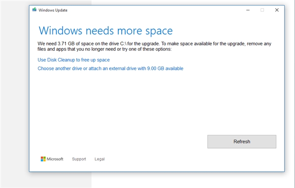 升級Win10時C盤空間不夠咋辦？微軟這招絕了