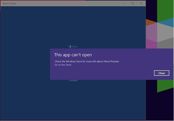 Win10預覽版Office無法打開怎麼辦