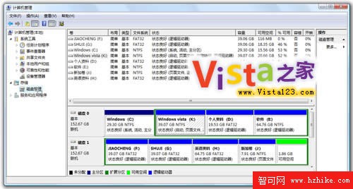 實例解析Vista自帶硬盤分區功能