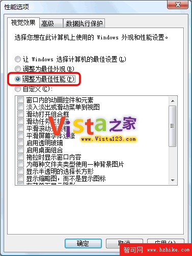 Vista 系統最常用的幾條優化策略