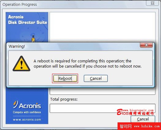使用Acronis Disk Director Suite無損調整VISTA WIN7分區大小