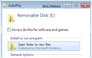 Windows 7將禁用U盤自動運行以求安全