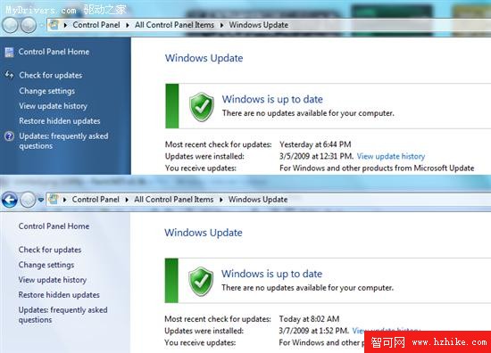Windows 7從發布到現在界面的改變