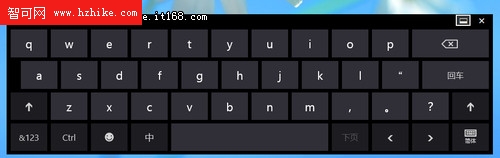 方便實用 玩轉Windows 8超炫的觸摸鍵盤