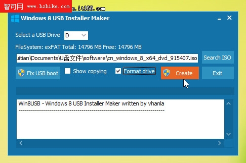 Windows 8 USB Installer Maker