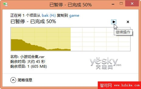 耳目一新 新界面Win8文件操作靈活方便