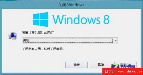 Win8教程！5種方法告訴你Win8如何關機 