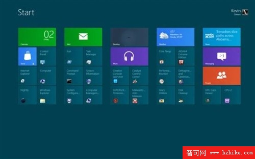 五花八門的Windows 8開始屏幕