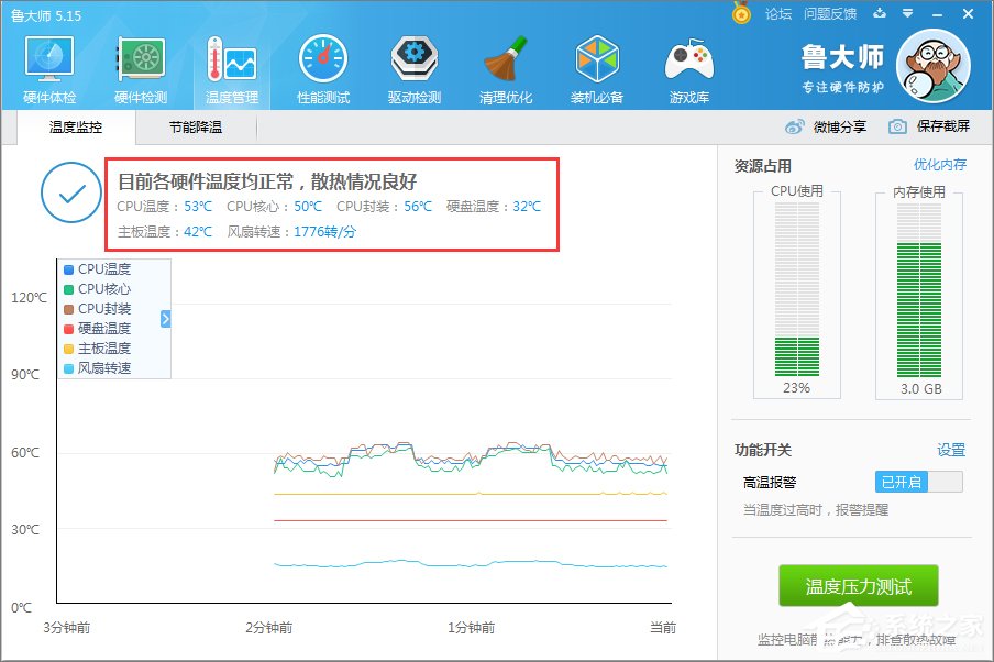 Win10系統怎麼看cpu溫度？Win10系統查看cpu溫度的方法