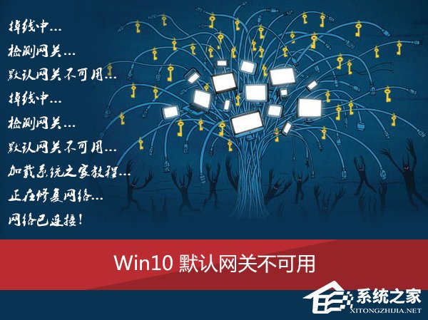 Win10網絡診斷後提示“默認網關不可用”的問題怎麼解決？