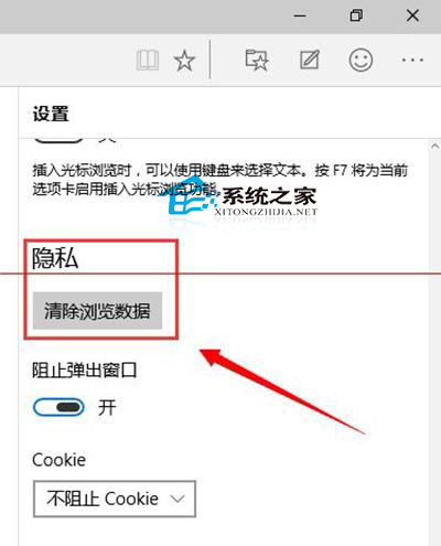 Windows10斯巴達浏覽器刪除歷史記錄和cookie的方法