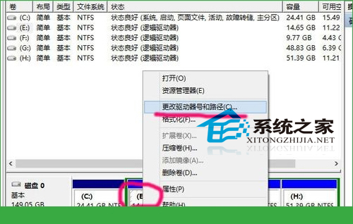  Win10系統更改盤符的方法