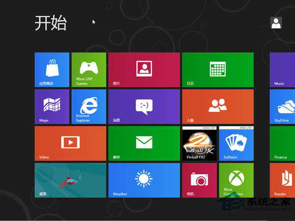 Win8系統開始屏幕上的快捷鍵有哪些？