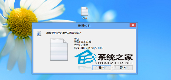  Win8刪除文件不提示確認操作的窗口怎麼辦？