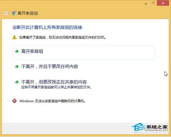  Win8.1無法退出家庭組的解決方案