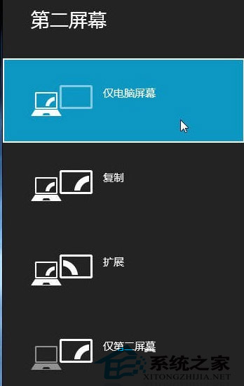 Win8主屏幕如何快速切換到第二屏幕
